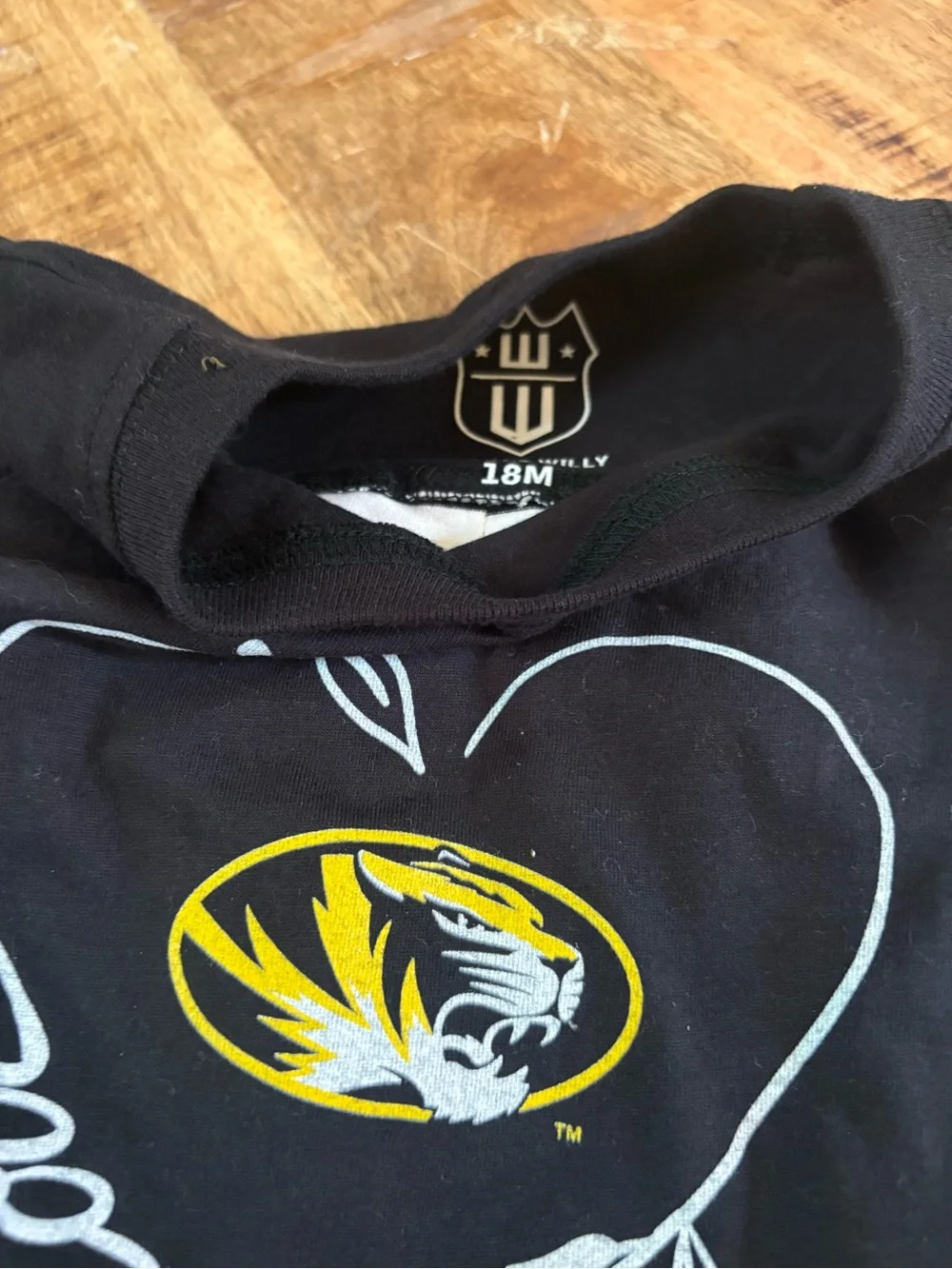 Mizzou / Missouri baby girls outfit 18 months